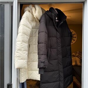 Bundle Michael Kors Black and Cream Puffer Jackets